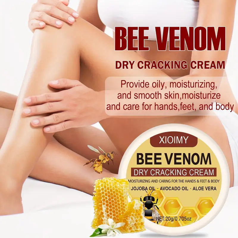 Bee Venom Dry Crack Cream šāØ | Deep Moisturizing & Hydrating for Hands, Feet & Body