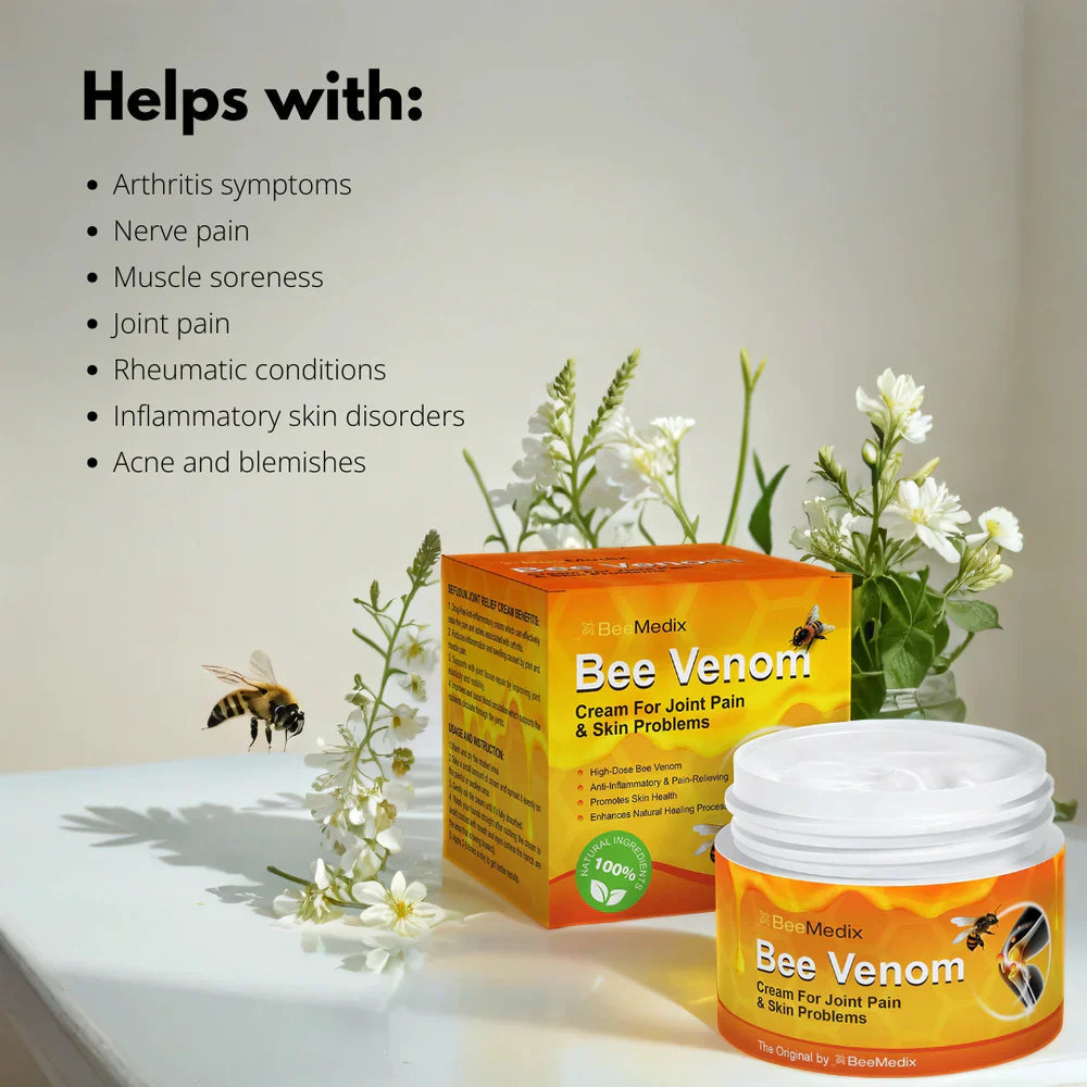 Bee Venom Dry Crack Cream šāØ | Deep Moisturizing & Hydrating for Hands, Feet & Body