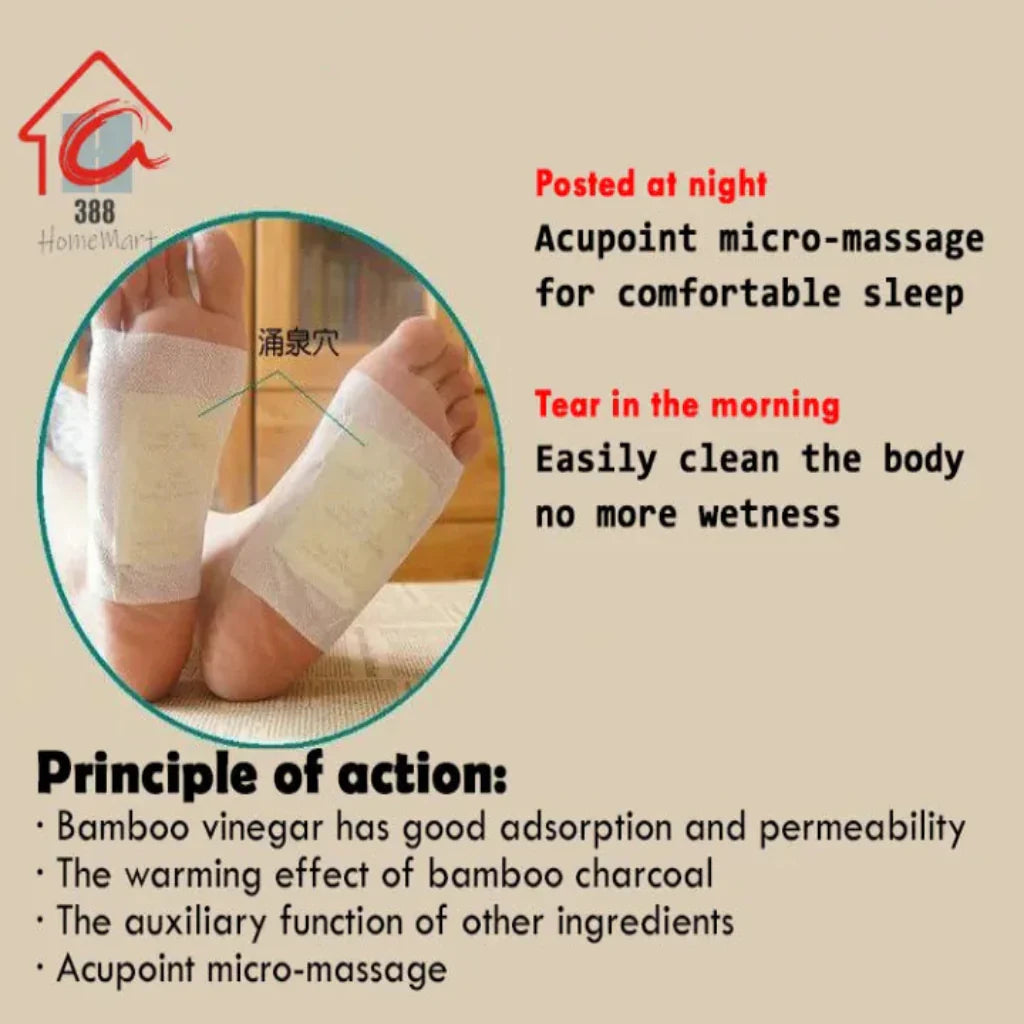 Detox Foot Pads (Buy 10 Get 10 Free) (Pack of 20) @499