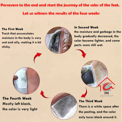 100% Herbal & Gentle Ingredient Detox Foot Pads (BUY 1 GET 1 FREE )