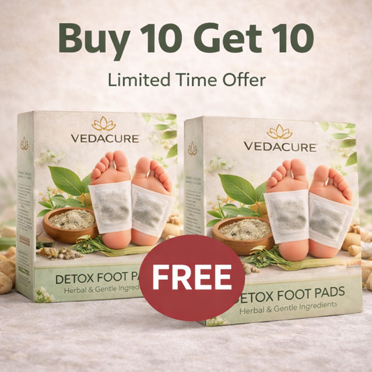 Ayurvedic 100% Herbal & Gentle Ingredient Foot Patches (BUY 10 GET 10 FREE )