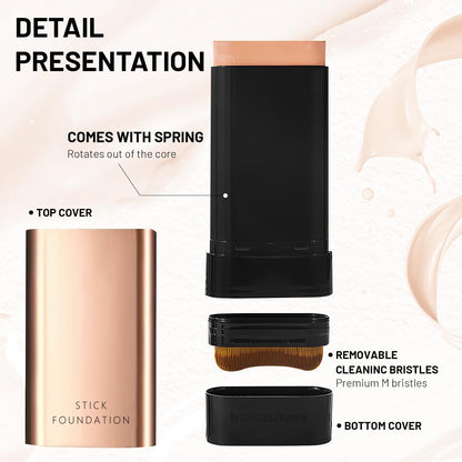 Imported Korean Glass Skin 2-in-1 Foundation Stick – free delivery