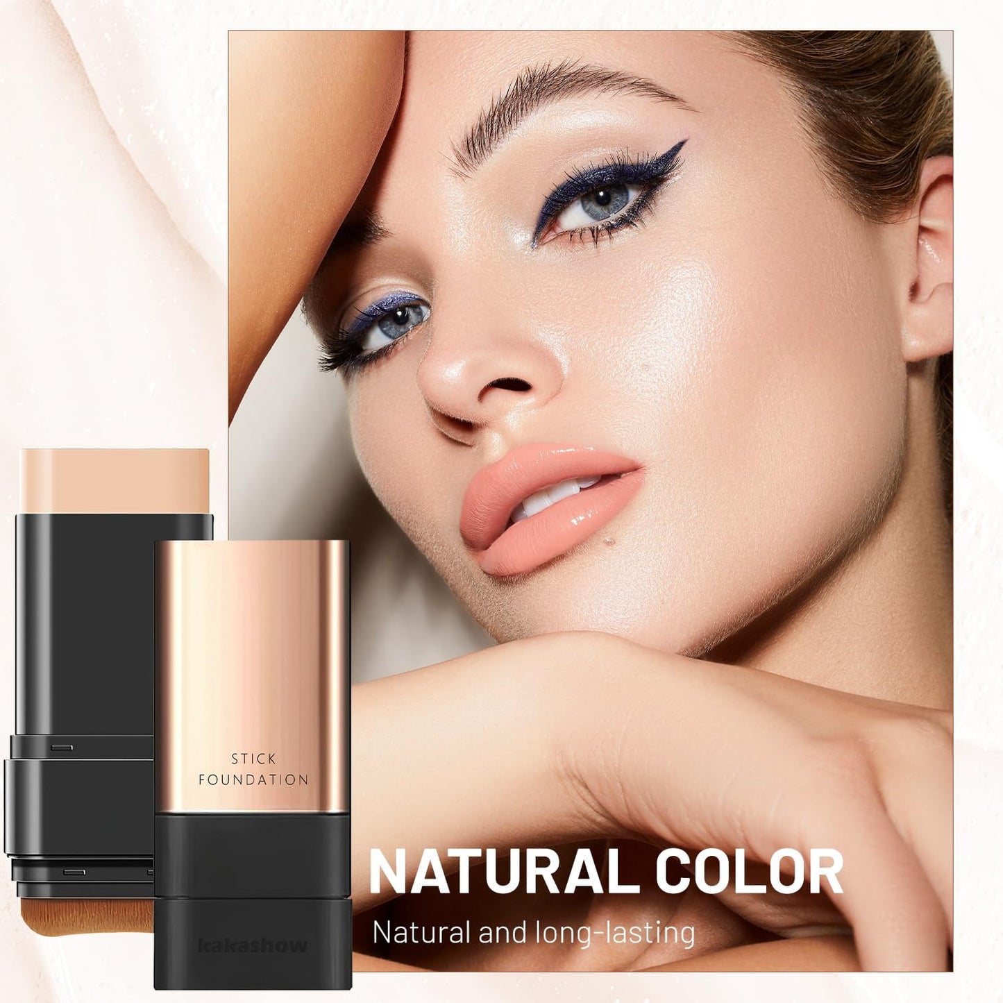 Imported Korean Glass Skin 2-in-1 Foundation Stick – free delivery