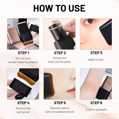 Imported Korean Glass Skin 2-in-1 Foundation Stick – free delivery