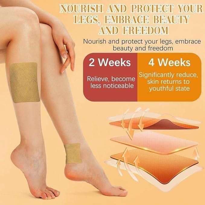 Spider & Varicose Vein Patches | Natural Herbal Therapy for Swelling, Fatigue & Vein Health (Buy 10 Get 10 Free)