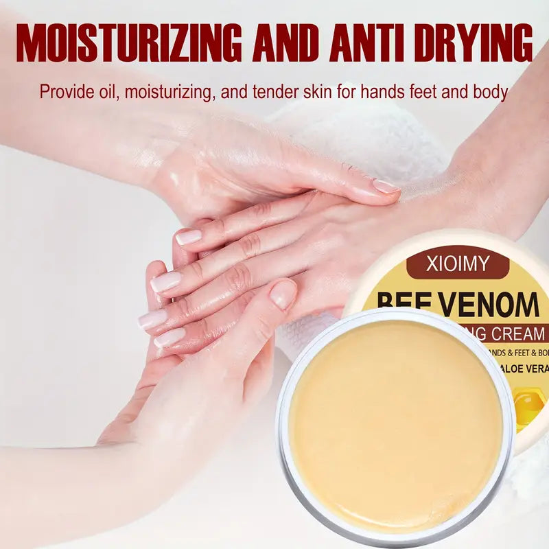 Bee Venom Dry Crack Cream 🐝✨  | Deep Moisturizing & Hydrating for Hands, Feet & Body