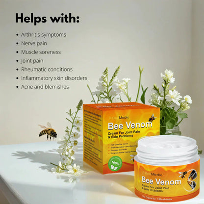 Bee Venom Dry Crack Cream 🐝✨  | Deep Moisturizing & Hydrating for Hands, Feet & Body