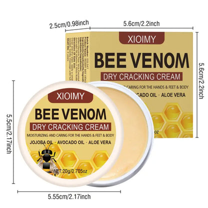Bee Venom Dry Crack Cream 🐝✨  | Deep Moisturizing & Hydrating for Hands, Feet & Body
