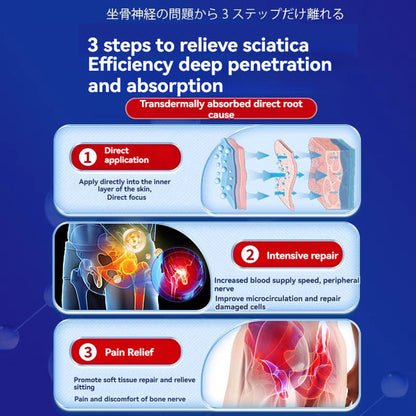 Japan Sciatica Pain Relief Patch – Pack of 20pcs ( BUY 10 GET 10 FREE )