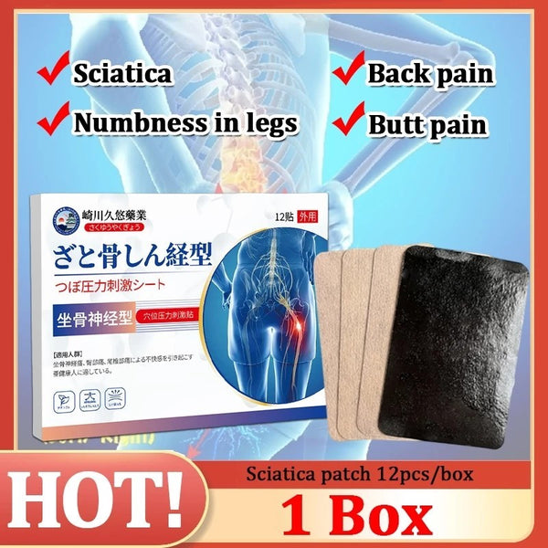 Japan Sciatica Pain Relief Patch – Pack of 20pcs ( BUY 10 GET 10 FREE )