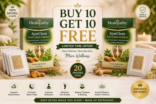 Helopathy Ayurclean foot Detox patches