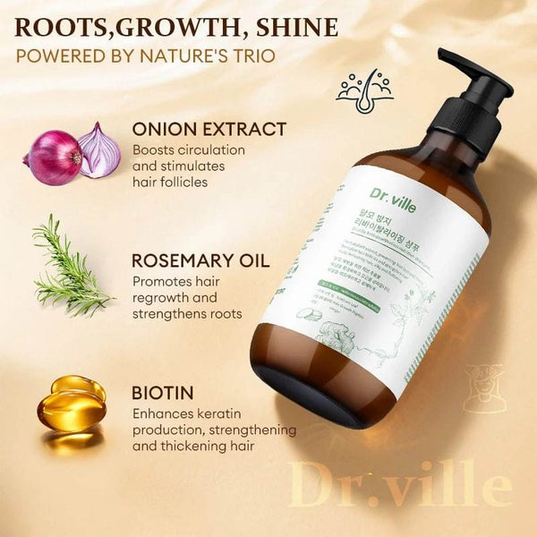 Dr.ville Anti-Hair Loss Shampoo ( BUY 1 GET 1 FREE )