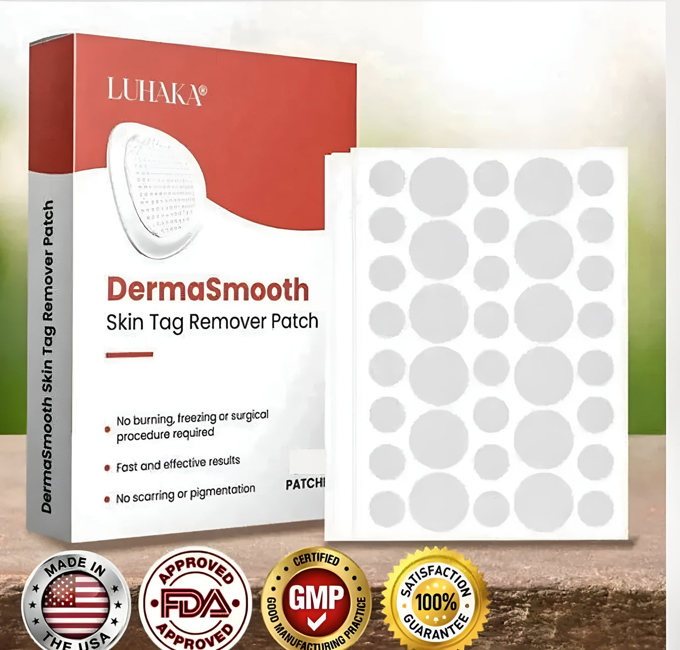 DermaSmooth - Skin Tags & Pimple Removal PATCH (Buy 36 Get 36 Free)